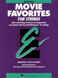 Essential Elements Movie Favorites for Strings - Value Pack (noty pro smyčcový orchestr, party, partitura)