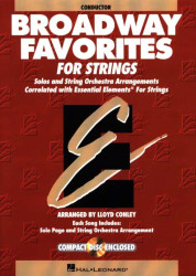Essential Elements Broadway Favorites for Strings (noty pro smyčcový orchestr, partitury)(+audio)