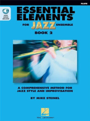 Essential Elements for Jazz Ensemble Book 2 (noty na příčnou flétnu)(+audio)
