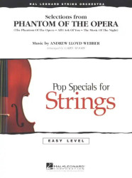 Selections from The Phantom of the Opera (snadné noty pro smyčcový orchestr, party, partitura)