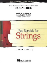 Born Free / Volání divočiny (snadné noty pro smyčcový orchestr, party, partitura)