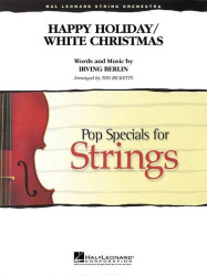 Happy Holiday / White Christmas (noty pro smyčcový orchestr, party, partitura)