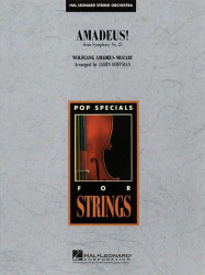 Amadeus! From Symphony No. 25 (noty pro smyčcový orchestr, party, partitura)