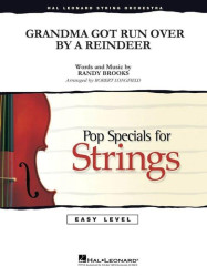Grandma Got Run Over by a Reindeer (snadné noty pro smyčcový orchestr, party, partitura)
