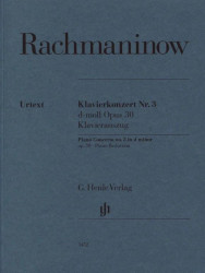 Sergej Rachmaninov: Piano Concerto no. 3 in D minor op. 30 (noty na čtyřruční klavír)