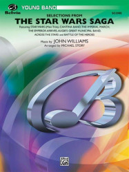 Selections from The Star Wars Saga (noty pro školní orchestr, party, partitura)