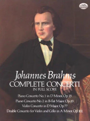 Johannes Brahms: Complete Concerti (noty, partitura)