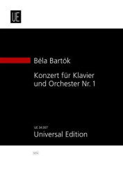 Béla Bartók: Concerto For Piano And Orchestra No.1 (noty, partitura)