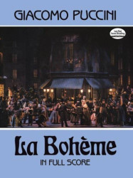 Giacomo Puccini: La Boheme (noty, partitura)