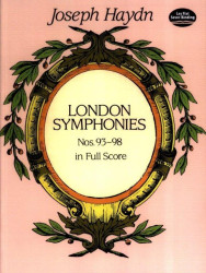 Joseph Haydn: Complete London Symphonies Nos. 93-98 (noty, partitura)