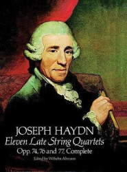 Joseph Haydn: 11 Late String Quartets (noty, partitura)