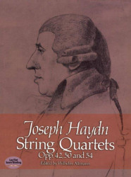 Joseph Haydn: String Quartets Opp. 42, 50 And 54 (noty, partitura)