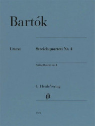 Béla Bartók: String Quartet no. 4 (noty pro smyčcový kvartet, party)