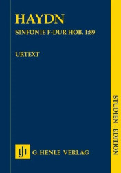 Joseph Haydn: Symphony in F major Hob. I:89 (noty, partitura)