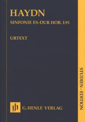 Joseph Haydn: Symphony E flat major Hob. I:91 (noty, partitura)