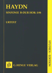 Joseph Haydn: Symphony in B flat major Hob I:98 SE (noty, partitura)