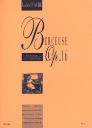 Gabriel Faure: Berceuse Op.16 (noty na klavír)