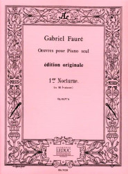 Gabriel Fauré: Nocturne N01 (noty na klavír)