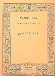 Gabriel Fauré: Nocturne N02 (noty na klavír)