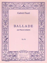 Gabriel Fauré: Ballade Op.19 (noty na čtyřruční klavír)