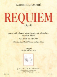 Gabriel Fauré: Requiem op. 48 - Version 1893 - SATB (noty na sborový zpěv, klavír)