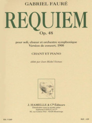 Gabriel Fauré: Requiem op. 48 - Version 1900 - SATB (noty na sborový zpěv, klavír, klavír)