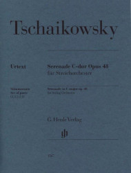 P.I. Čajkovskij: Serenade in C major op. 48 (noty pro smyčcový orchestr, party)