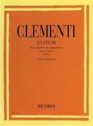 Muzio Clementi: 23 Studi Dal 'Gradus Ad Parnassum' (noty na klavír)