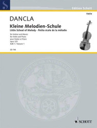 Charles Dancla: Little School of Melody 1, Op.123 (noty na housle, klavír)