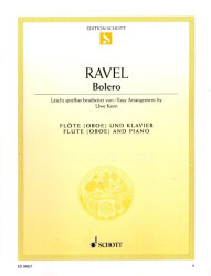 Maurice Ravel: Boléro (noty na příčnou flétnu, klavír)