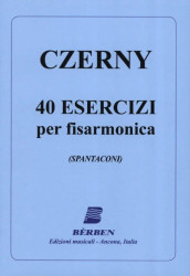 Carl Czerny: 40 Esercizi scelti dalle op. 139, 599 e 777 (noty na akordeon)
