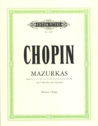 Frédéric Chopin: Mazurkas (noty pro klavír)