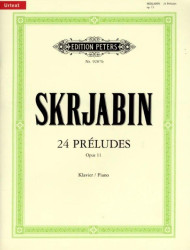 Alexandr Skrjabin: 24 Preludes Opus 11 (noty na klavír)