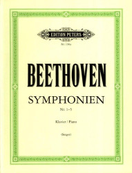 Ludwig van Beethoven: Symphonies 1 (noty na klavír)