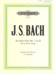 Johann Sebastian Bach: Air D (noty na klavír)