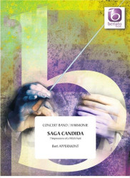 Bert Appermont: Saga Candida (noty pro žesťový dechový orchestr, party, partitura)