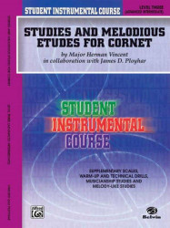 Major Herman Vincent: Studies and Melodious Etude 3 (noty na kornet, trubku)