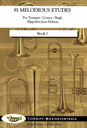 Hippolyte-Jean Duhem: 81 Melodious Etudes Book 1 (noty na trubku, kornet)