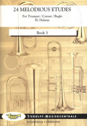 Hippolyte-Jean Duhem: 24 Melodious Etudes Book 3 (noty na trubku, kornet)