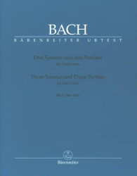 J.S. Bach: 3 Sonatas and 3 Partitas BWV 1001–1006 (noty na housle)