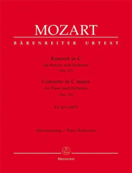 W.A. Mozart: Piano Concerto No. 13 in C major K. 415 (387b) (noty na čtyřruční klavír)