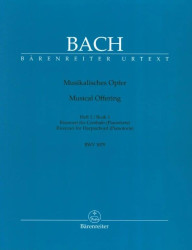 J.S. Bach: Musical Offering BWV 1079 Book 1 (noty na klavír, cembalo)