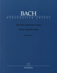 J.S. Bach: The Six English Suites BWV 806-811 (noty na klavír, cembalo)