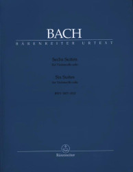 J.S. Bach: Six Suites BWV 1007–1012 (noty na violoncello)