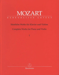 W.A. Mozart: Complete Works For Violin And Piano 1 (noty na housle, klavír)