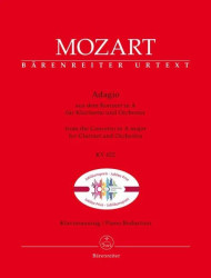 W.A. Mozart: Adagio K. 622 (noty na klarinet, klavír)