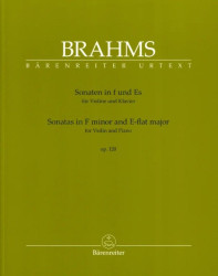 Johannes Brahms: Sonatas In F Minor And E-Flat major (noty na housle, klavír)