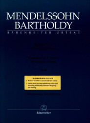 Felix Mendelssohn Bartholdy: Concerto in E minor op. 64 (noty na housle, klavír)
