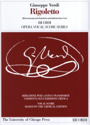 Giuseppe Verdi: Rigoletto - IT/GER (noty na klavír, zpěv)