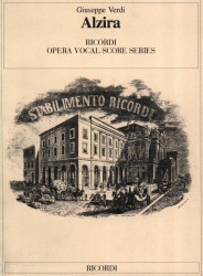 Giuseppe Verdi: Alzira - IT (noty na klavír, zpěv)
